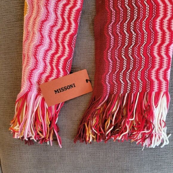 Missoni Sciappa Scarf Wool Blend made in Italy NWT - Picture 4 of 13